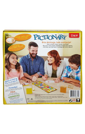 Hoću knjigu Društvena igra Pictionary Mattel