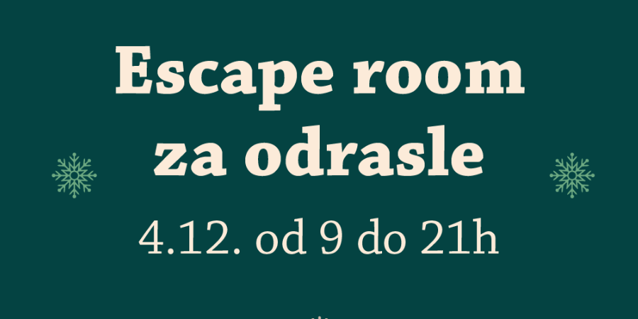 Hoću Knjigu Escape Room Pula