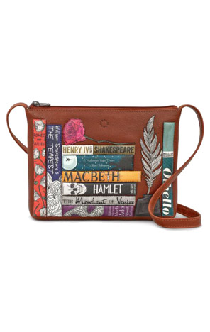 Torba kožna na rame Shakespeare Lichfield Leather smeđa